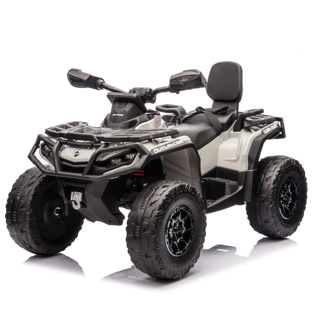 Quad na akumulator Can Am Outlander 4x4 DK-CA005 - dvosjed - sivi