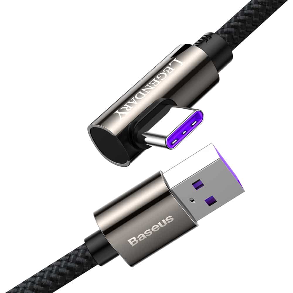Baseus kabel Legend USB – USB-C 1m 66W črn