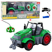 Traktor na daljinsko upravljanje FT 1:24 - zeleni