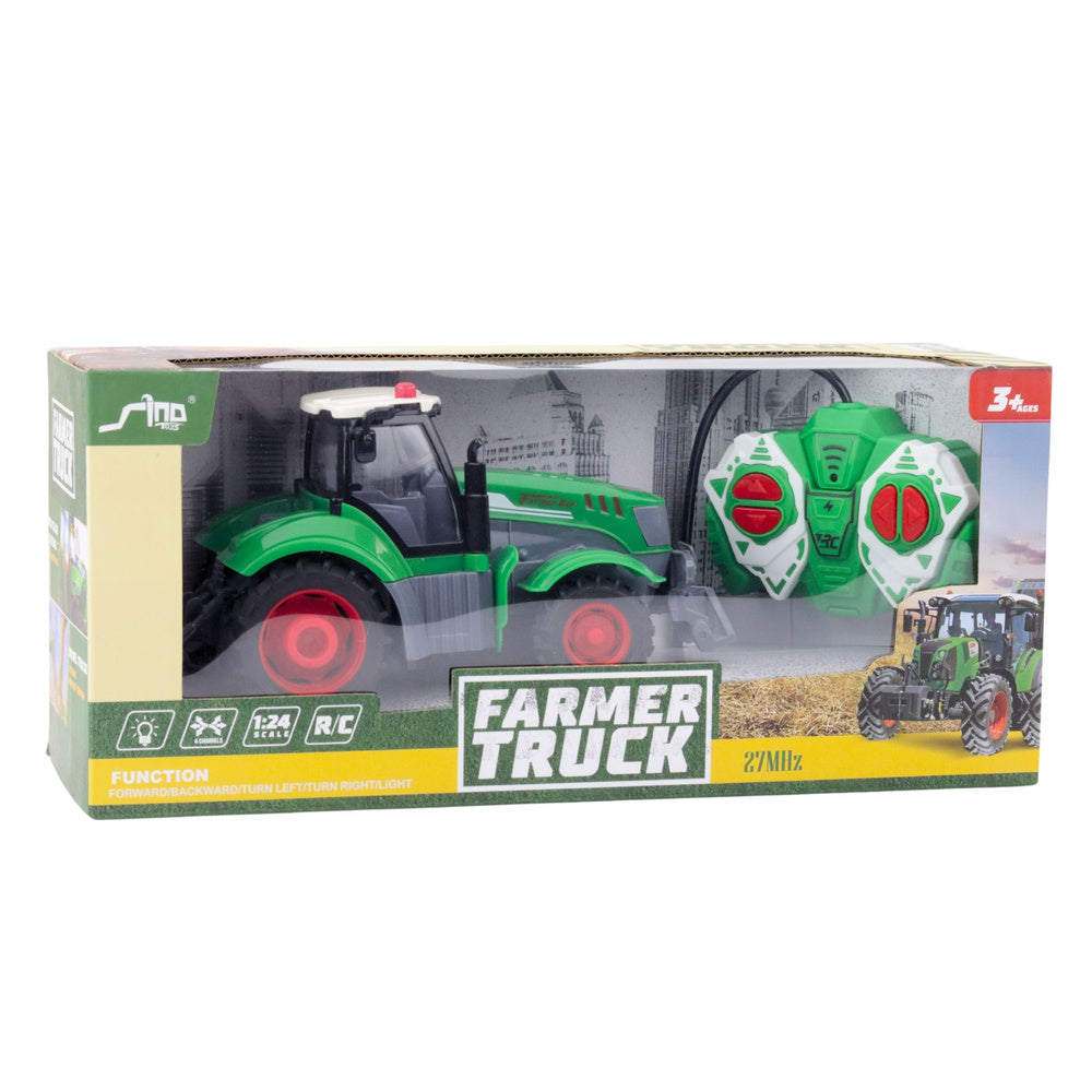 Traktor na daljinsko upravljanje FT 1:24 - zeleni