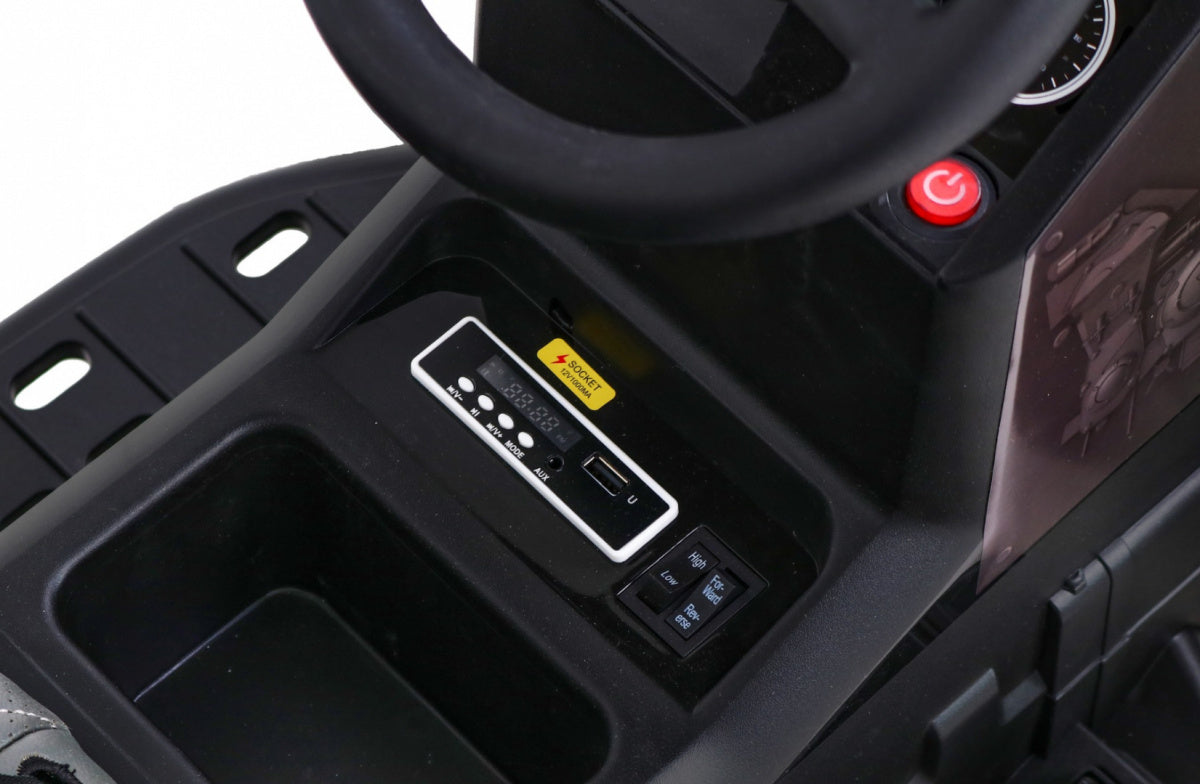 Traktor na akumulator s prikolicom Titanium - zeleni