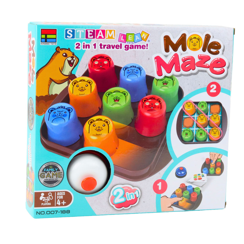 Igra vještina s šalicama za slaganje Mole Maze 2u1! - šarena