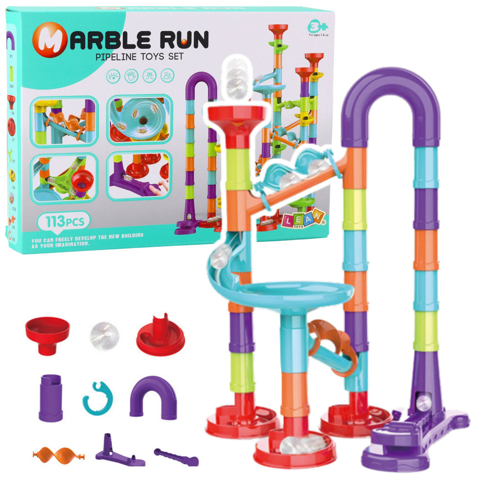 Tobogan za loptice Marble RUN sa 113 elemenata - šareni