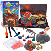 Set za igru za male kemičare s vulkanom i dinosaurima