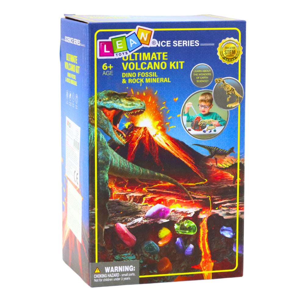Set za igru za male kemičare s vulkanom i dinosaurima