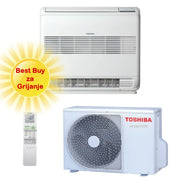 TOSHIBA KLIMA UREĐAJ 5kW RAS-B18J2FVG-E/RAS-18J2AVSG-E - Podna/parapetna Inverter, do 50m2, A++, R-32