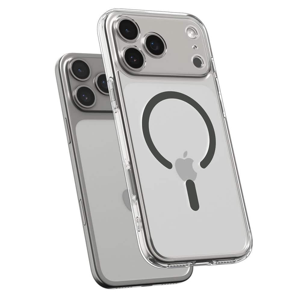 Spigen - Ultra Hybrid MagSafe ovitek za iPhone 17 Pro Max ACS10283 - Prozoren/Grafit
