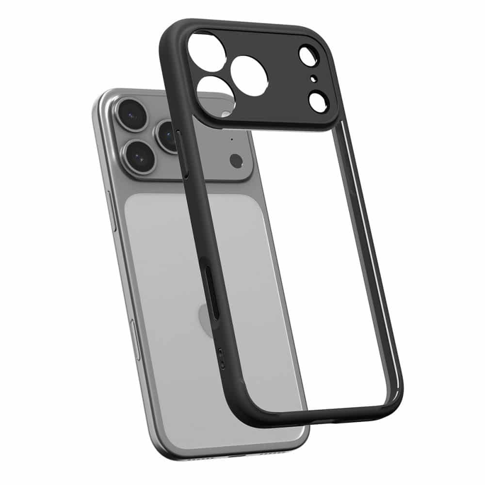 Spigen - Ultra Hybrid ovitek za iPhone 17 Pro ACS10343 - mat črna