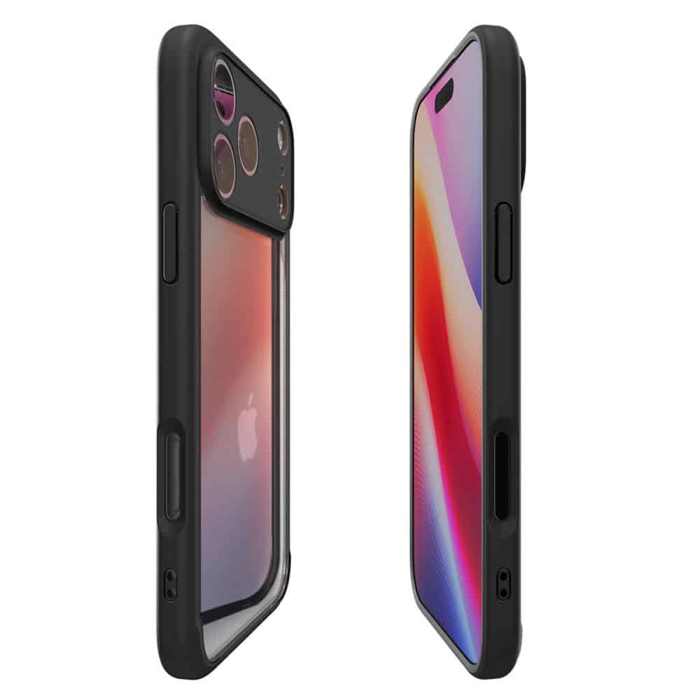 Spigen - Ultra Hybrid ovitek za iPhone 17 Pro ACS10343 - mat črna