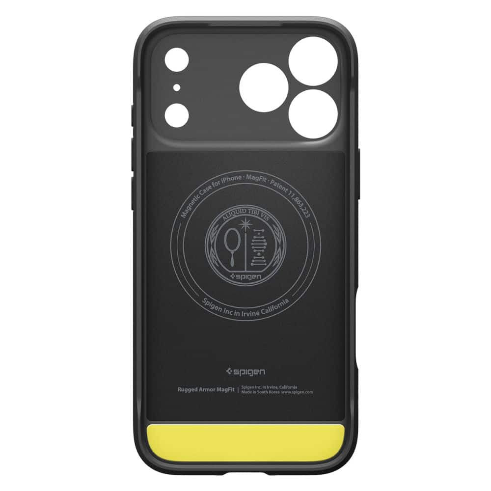 Spigen – Rugged Armor MagSafe ovitek za iPhone 17 Pro ACS10329 - mat črna