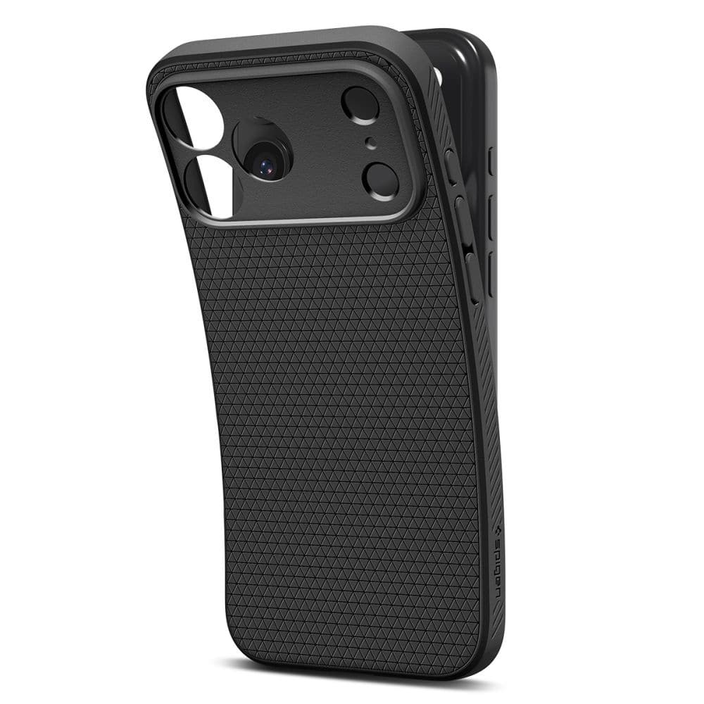Spigen – Liquid Air ovitek za iPhone 17 Pro Max ACS10265 – Mat črna