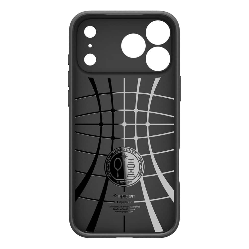 Spigen – Liquid Air ovitek za iPhone 17 Pro Max ACS10265 – Mat črna