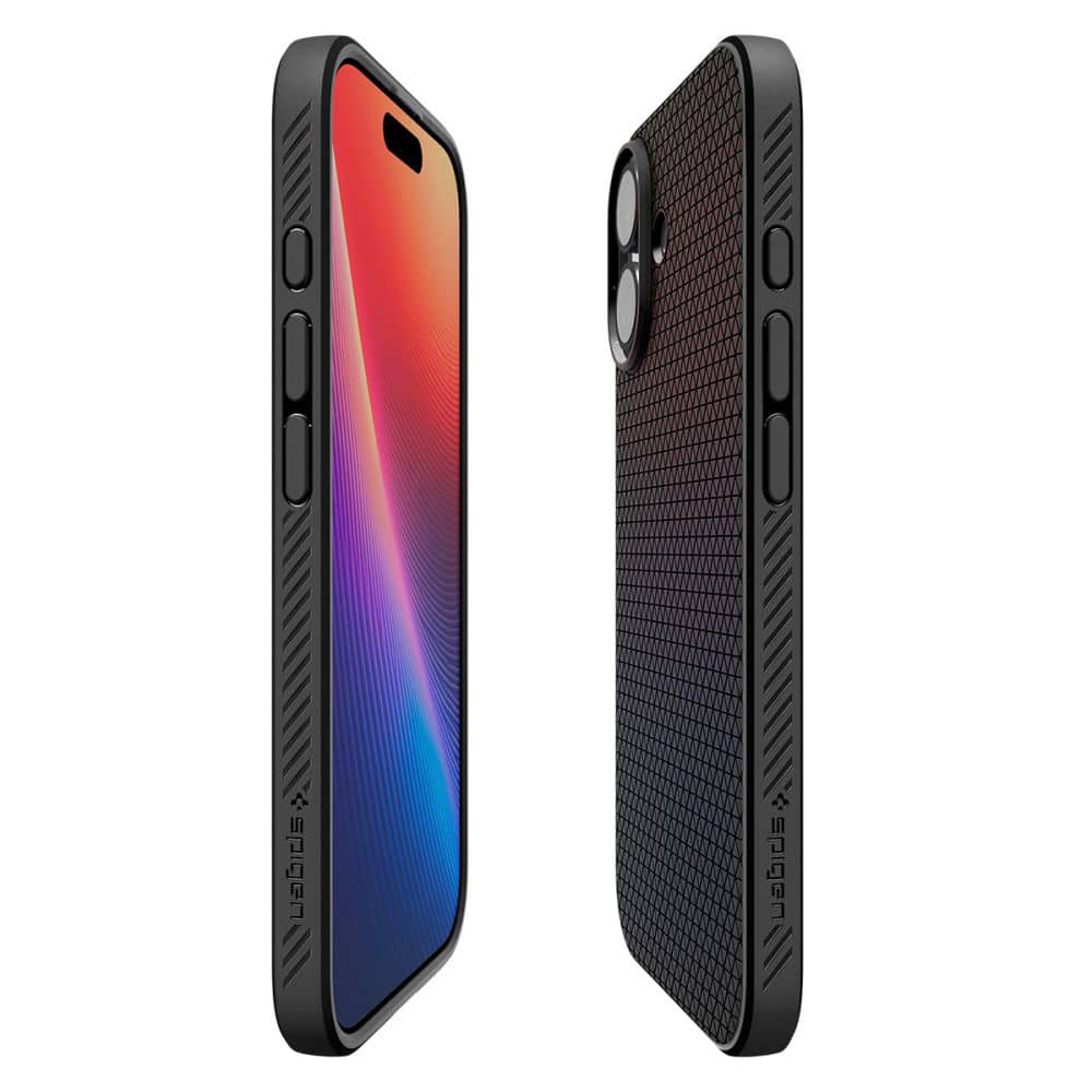 Spigen – Liquid Air ovitek za iPhone 17 ACS10369 – Mat črna