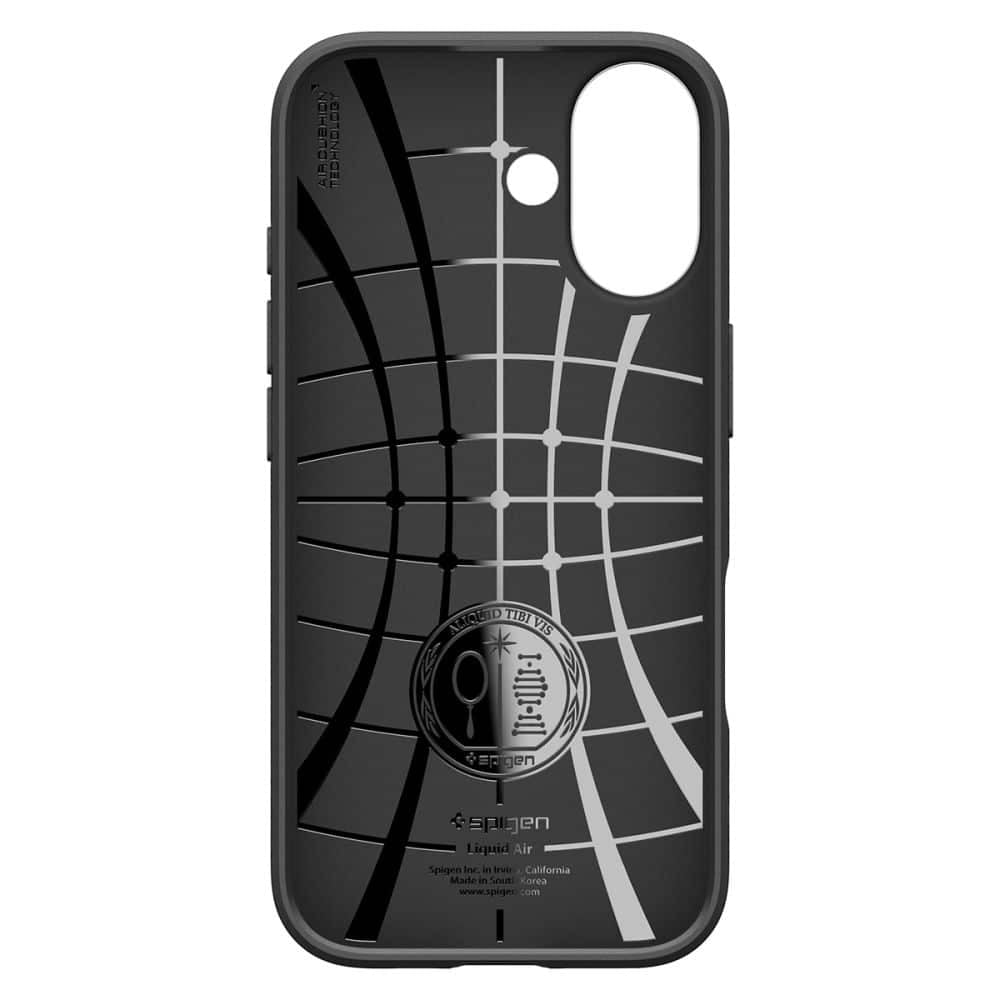 Spigen – Liquid Air ovitek za iPhone 17 ACS10369 – Mat črna