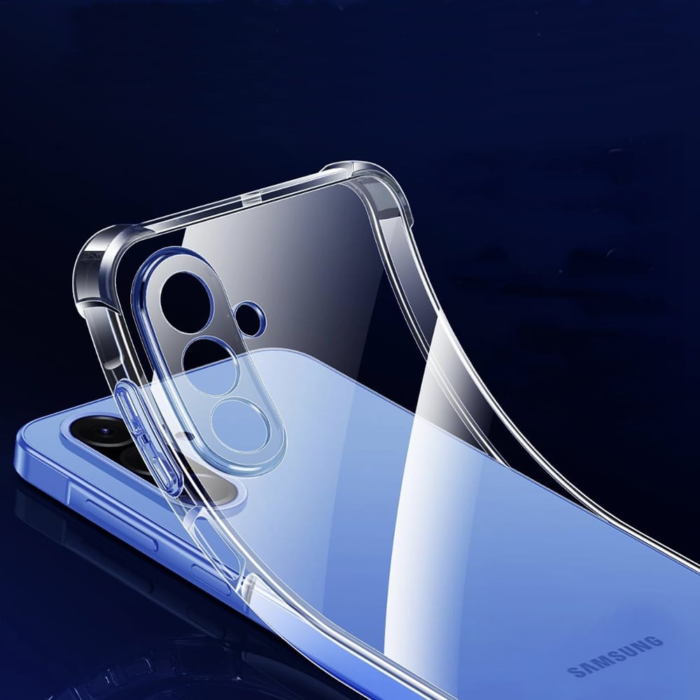 Techsuit Shockproof Clear Silicone prozirna maskica otporna na udarce za Samsung Galaxy A17 5G / A17 4G