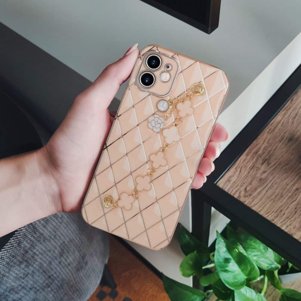 TREND maska z verižico za Samsung Galaxy A32 5G roza