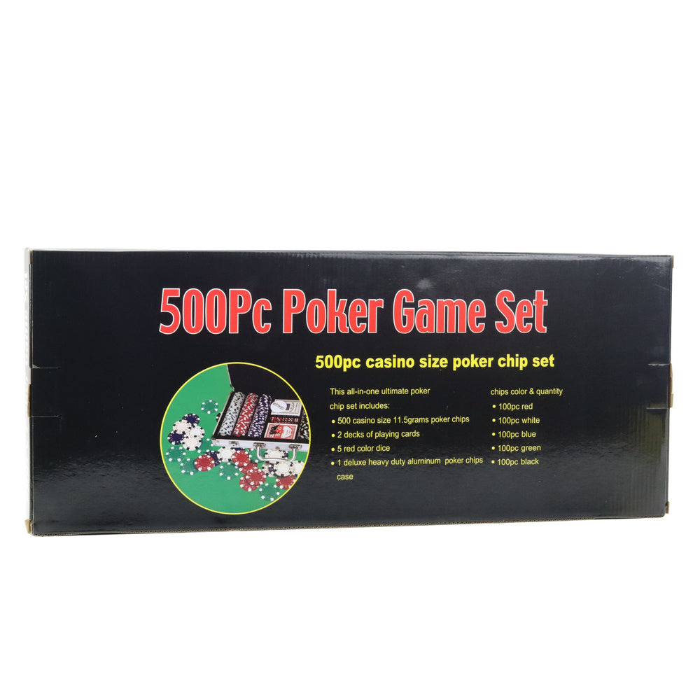 Set za igru Poker u aluminijskoj kutiji - 500 elemenata