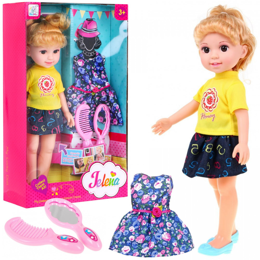 Lutka za igtu sa promjenjivom haljinom i dodacima Blonde - 31 cm