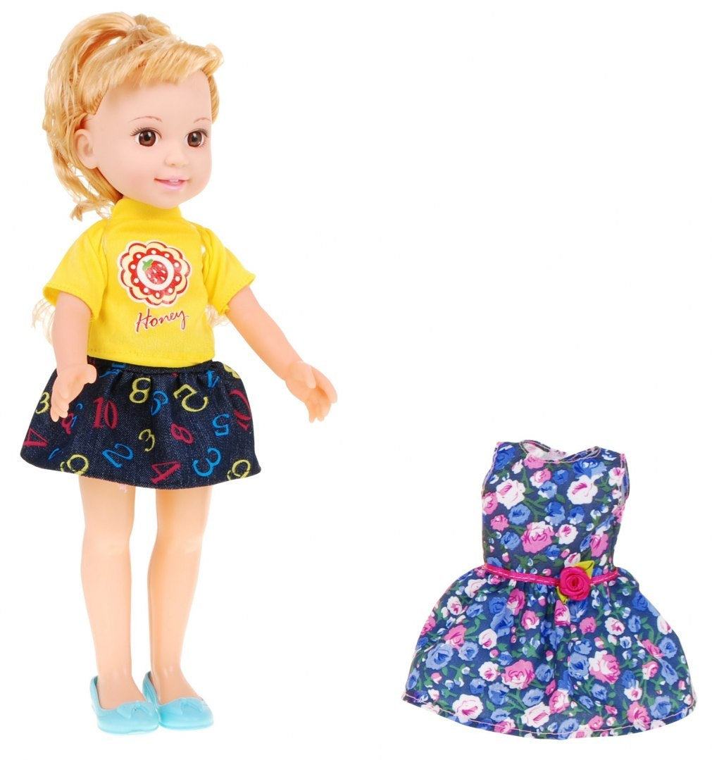 Lutka za igtu sa promjenjivom haljinom i dodacima Blonde - 31 cm