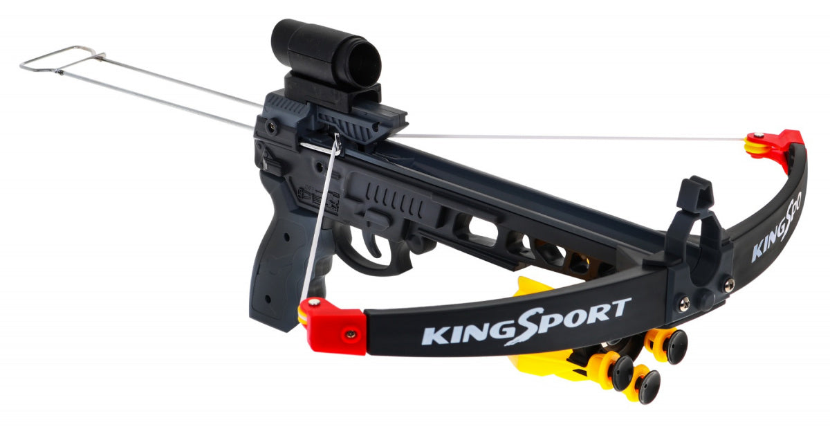 Samostrel za igru s metom Kings - crni