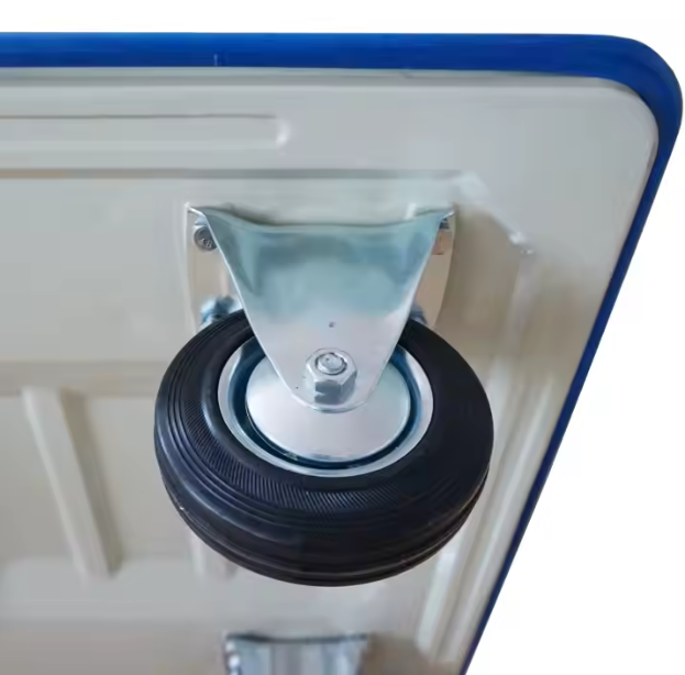 Transportna kolica s platformom nosivosti do 150kg - bijelo/plava