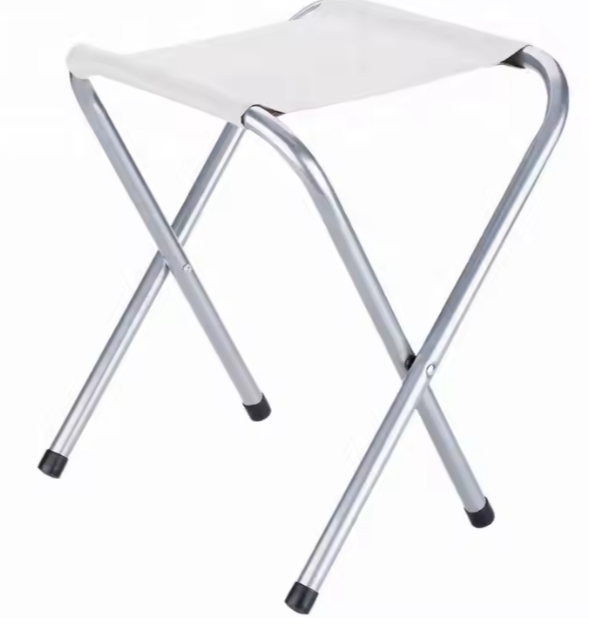 Sklopivi stol u obliku kovčega sa 4 sklopive stolice - 120 x 60 x 66 cm - bijeli