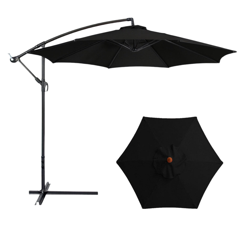 Vrtni suncobran sa podesivim nagibom 350 x 250cm - cni