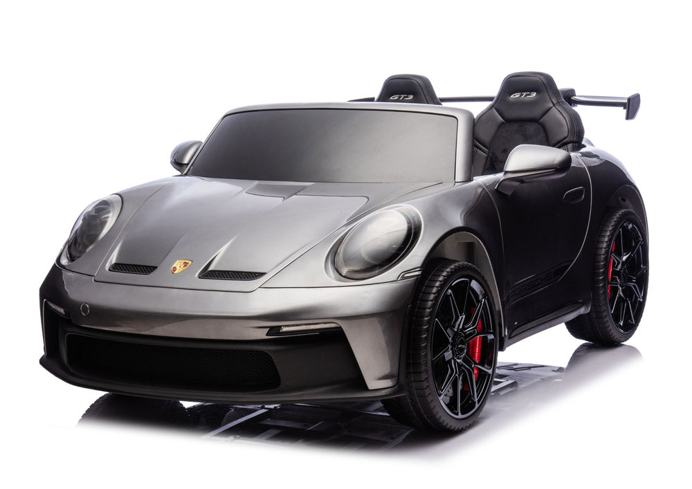 Licencirani auto na akumulator DK-P911 Porsche GT3 - dvosjed- sivi/lakirani
