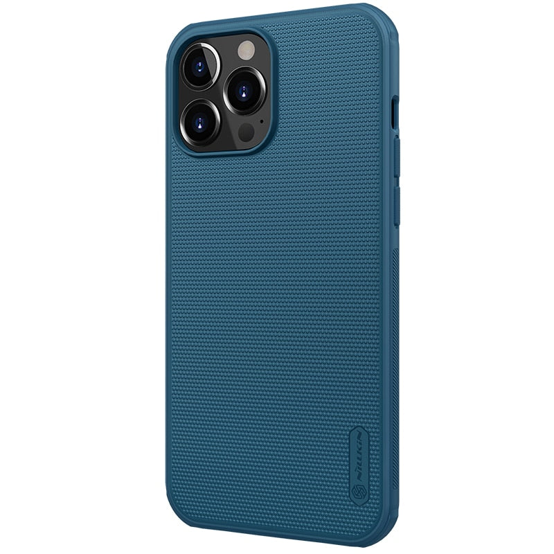 Nillkin Super Frosted Shield (magnetno ohišje) za iPhone 13 Pro Peacock blue