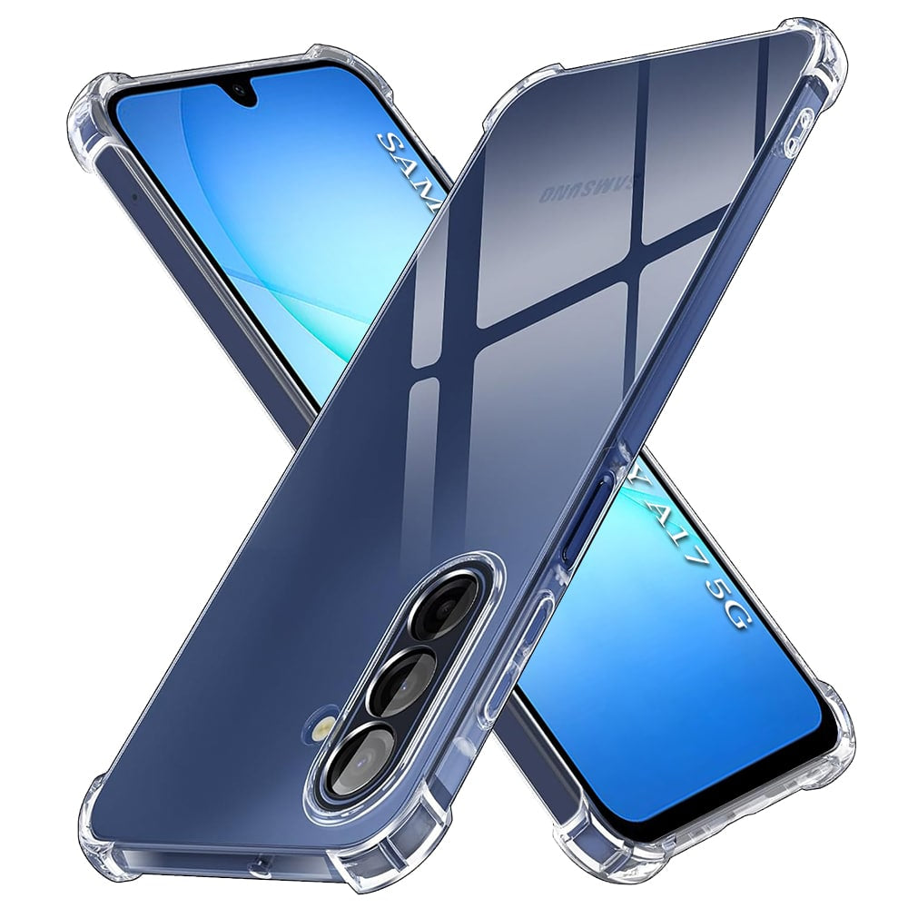 Techsuit Shockproof Clear Silicone prozirna maskica otporna na udarce za Samsung Galaxy A17 5G / A17 4G