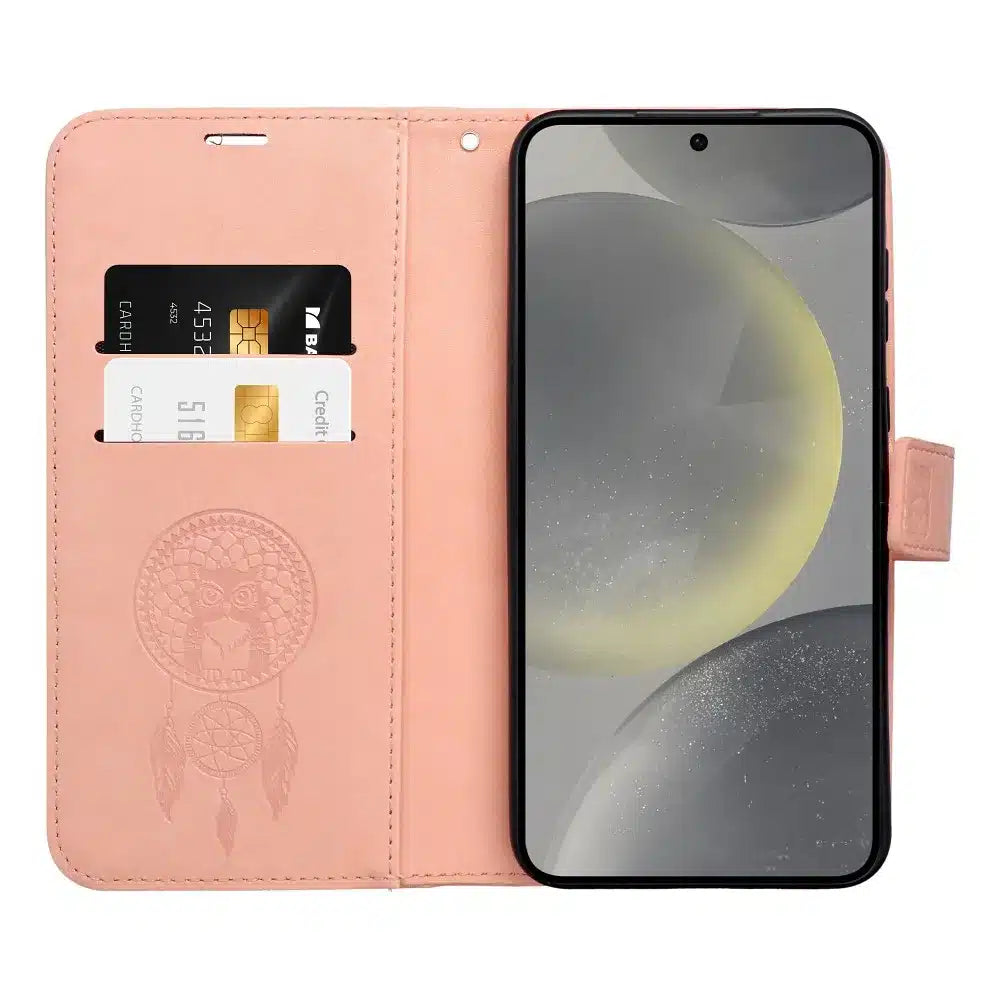 MEZZO Book etui za SAMSUNG GALAXY A55 5G dream catcher peach fuzz