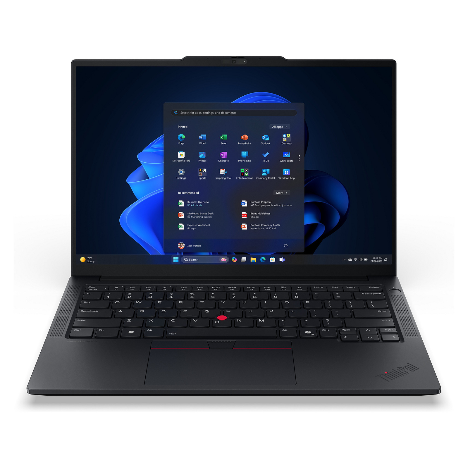 Lenovo ThinkPad E14 Gen 7 (AMD) AMD Ryzen™ 7 250 Prijenosno računalo 35,6 cm (14") WUXGA 16 GB DDR5-SDRAM 512 GB SSD Wi-Fi 6E (802.11ax) Windows 11 Pro Njemački Crno