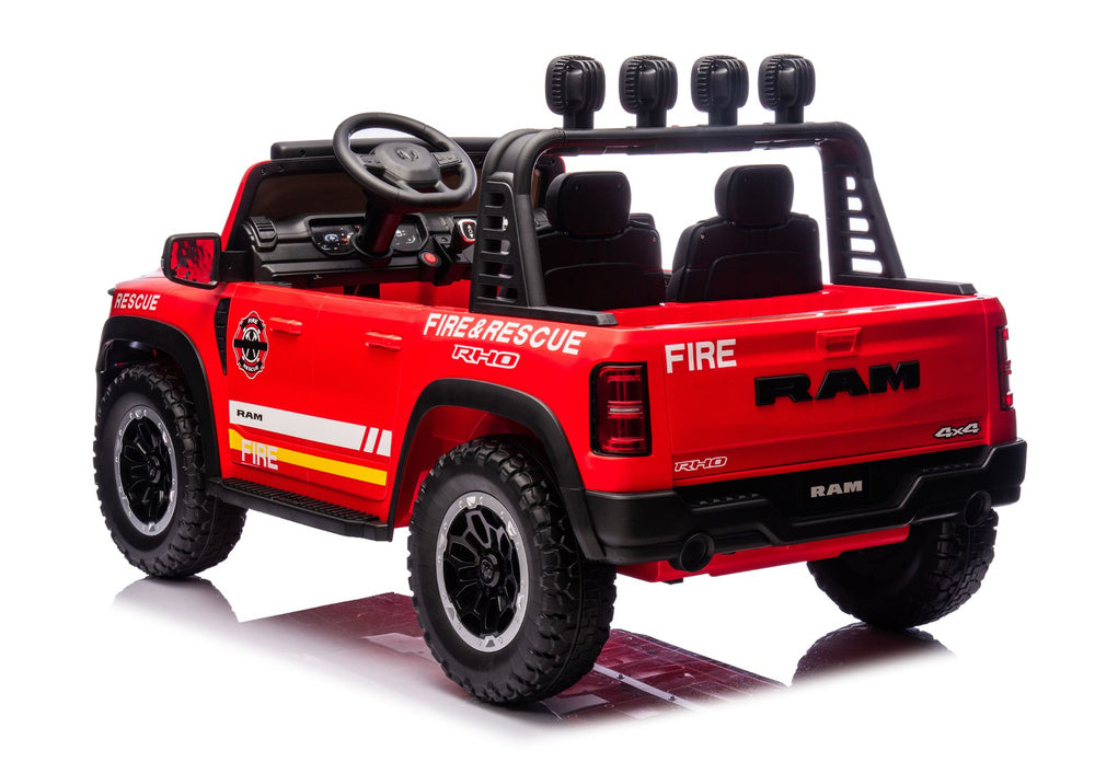 Licencirani vatrogasni auto na akumulator RAM ZB629-F 4x4- dvosjed - crveni