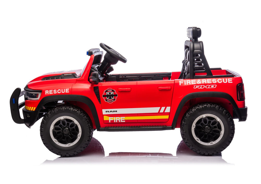 Licencirani vatrogasni auto na akumulator RAM ZB629-F 4x4- dvosjed - crveni