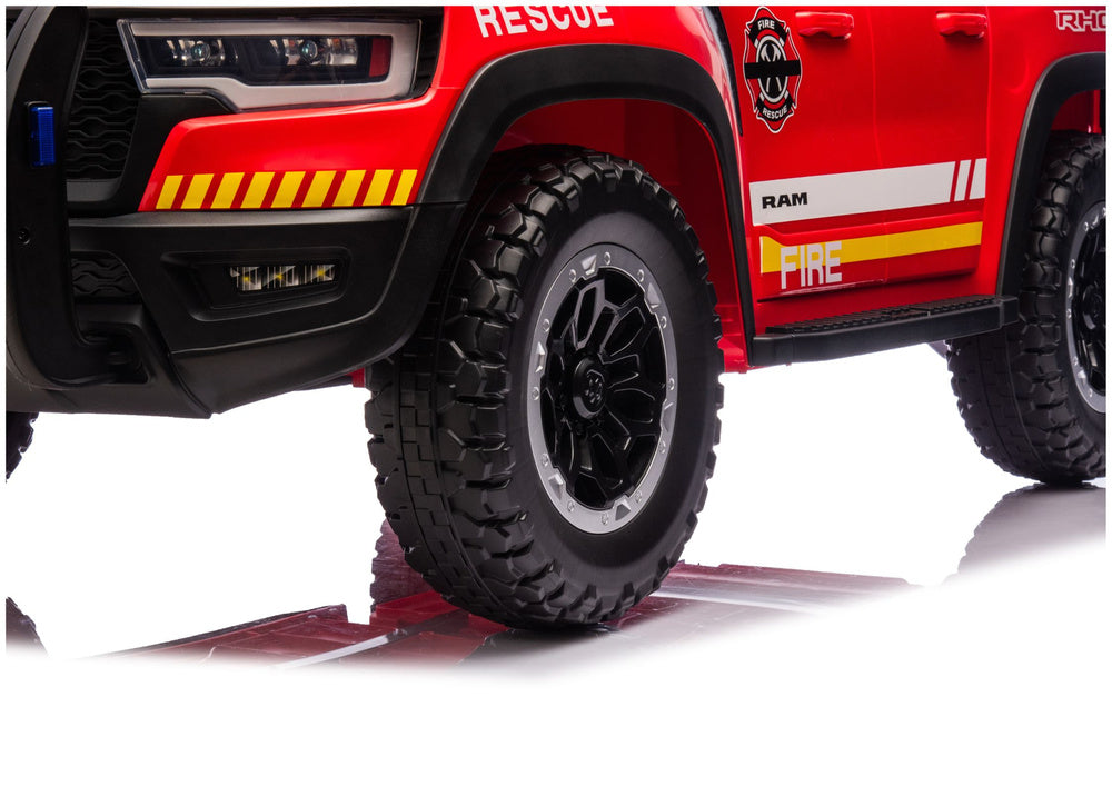 Licencirani vatrogasni auto na akumulator RAM ZB629-F 4x4- dvosjed - crveni