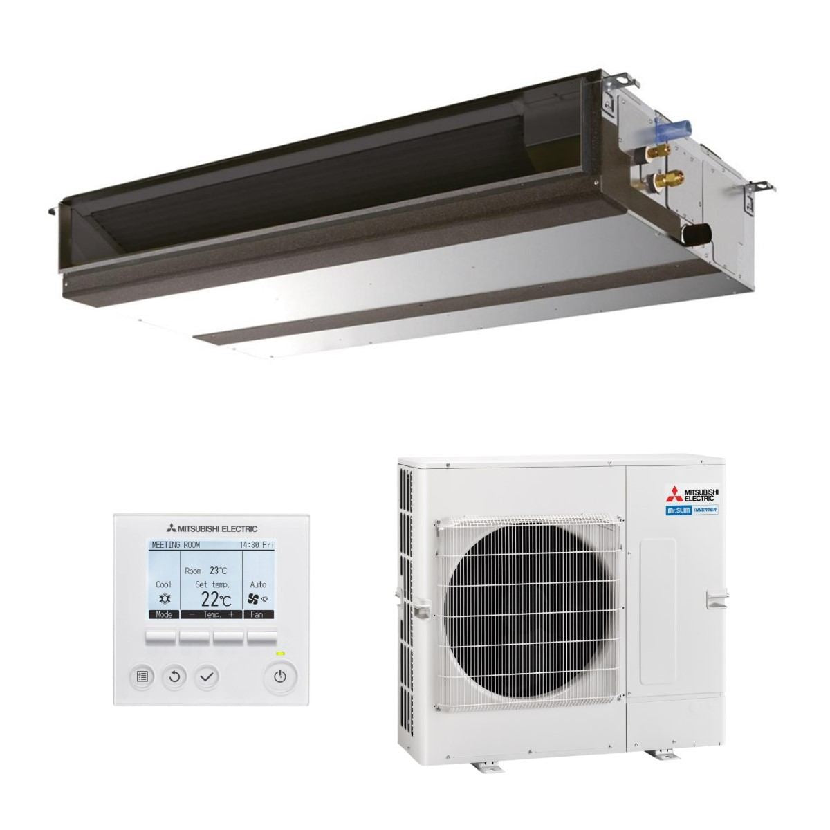 Mitsubishi Electric klima uređaj 12,1kW PEAD-SM125JAL/SUZ-SM125YKA, za prostor do 120m2, A energetska klasa
