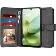 Techsuit Diary Book preklopna maska za Motorola Moto G06 -crna