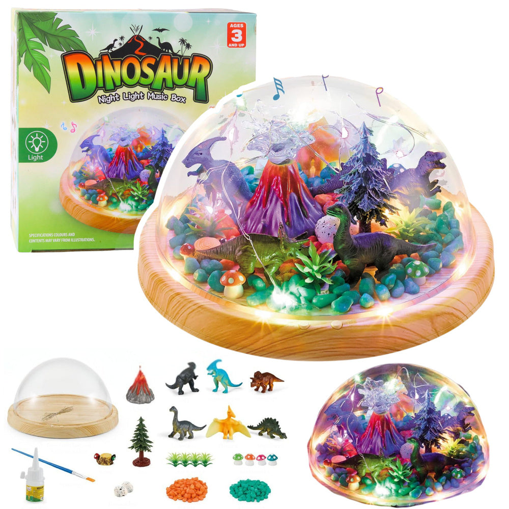Noćna svjetiljka sa melodijama i motivom dinosaura