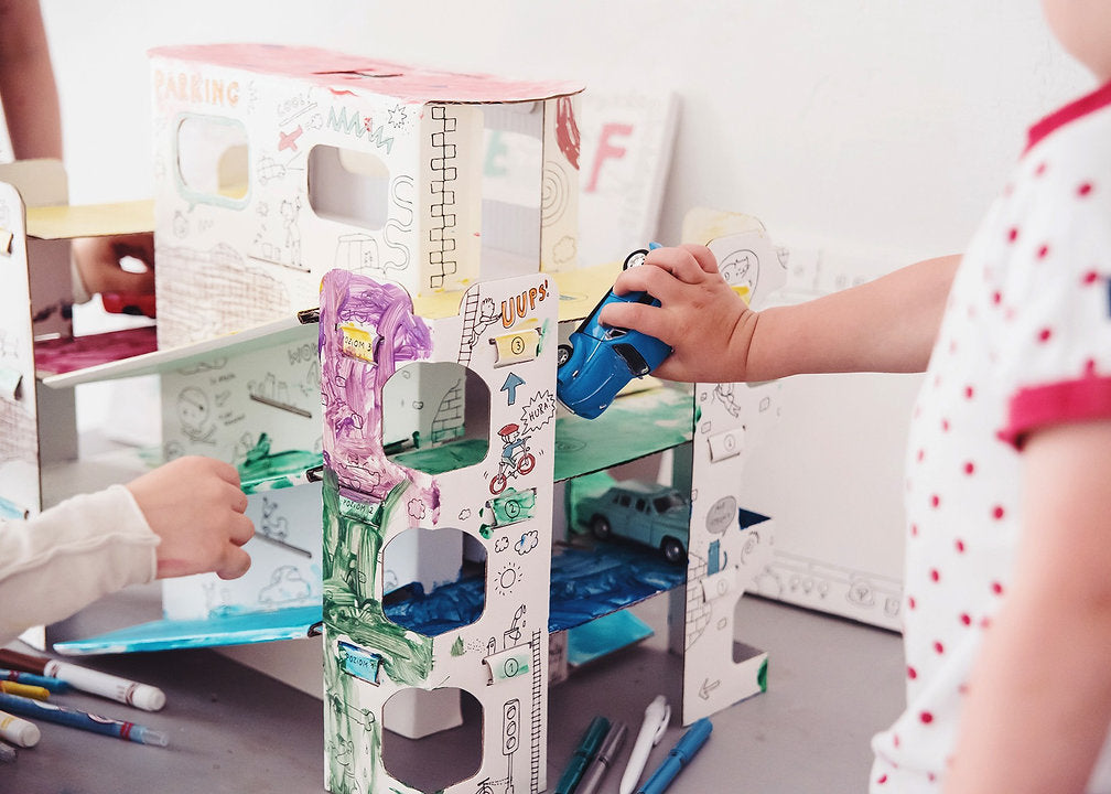 3D XXL Parking coloring book