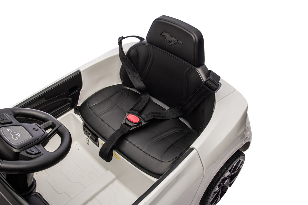 Licencirani auto na akumulator Ford Mustang Mach-E Blue 24V - bijeli