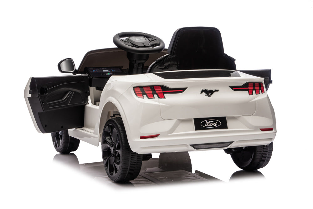 Licencirani auto na akumulator Ford Mustang Mach-E Blue 24V - bijeli