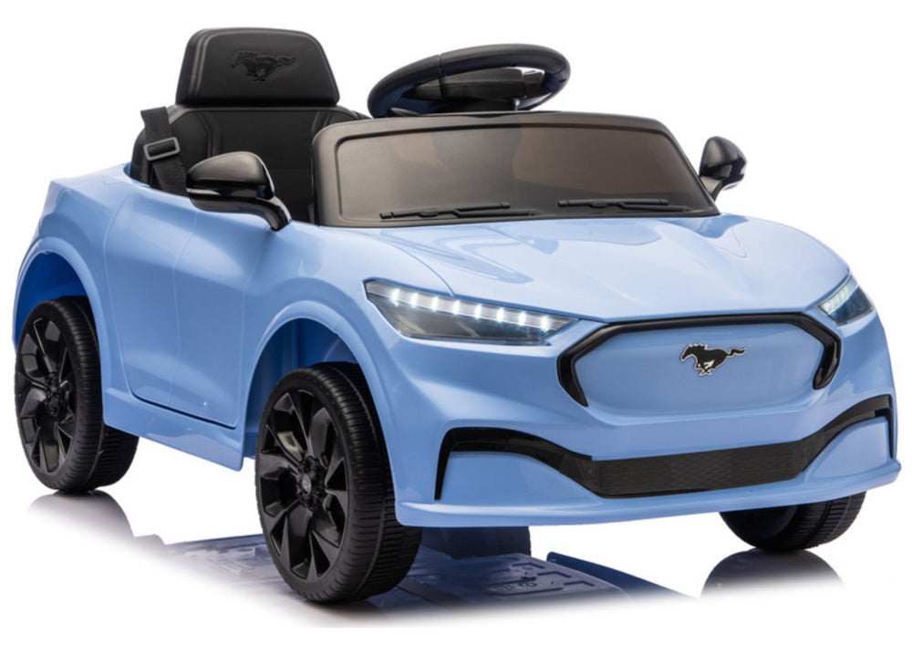 Licencirani auto na akumulator Ford Mustang Mach-E Blue 24V - svijetlo plavi
