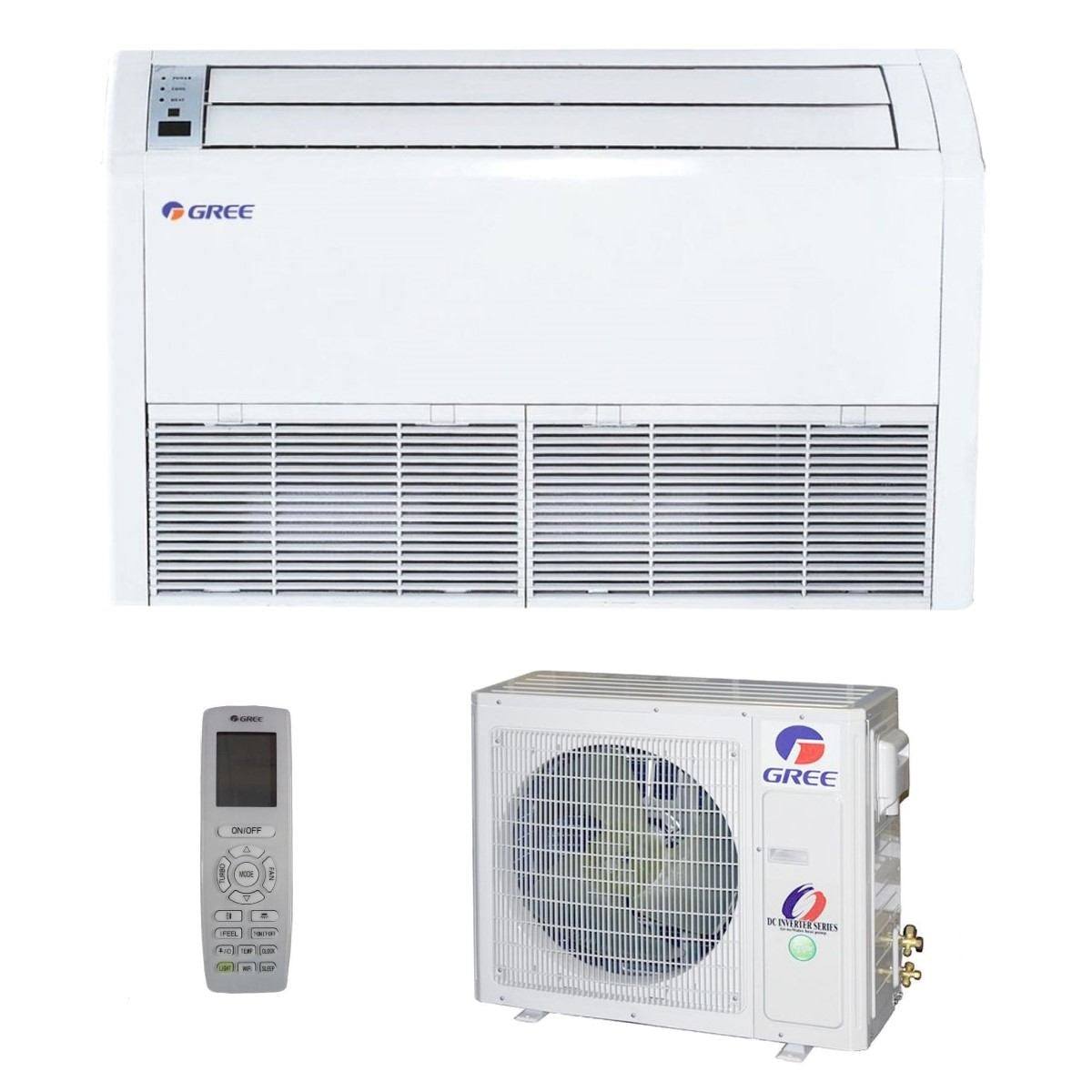 Gree podno-podstropni klima uređaj 7kW GUD71ZD(A-S)/GUD71W(NhA-S), za prostor do 70m2, A++ energetska klasa