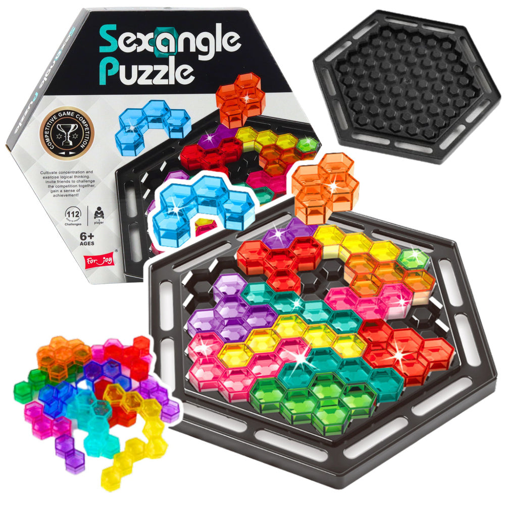 Sexangle - logična igra za djecu sa 16 blokova i 112 izazova