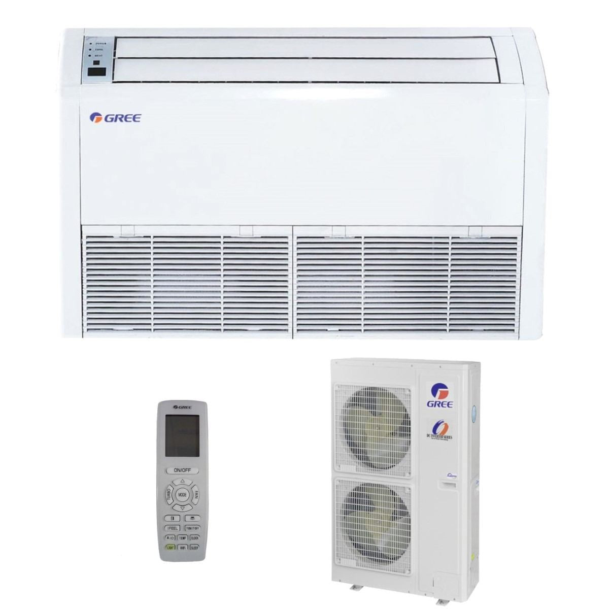 Gree podno-podstropni klima uređaj 12,1kW GUD125ZD(A-S)/GUD125W(NhA-S), za prostor do 120m2, A++ energetska klasa