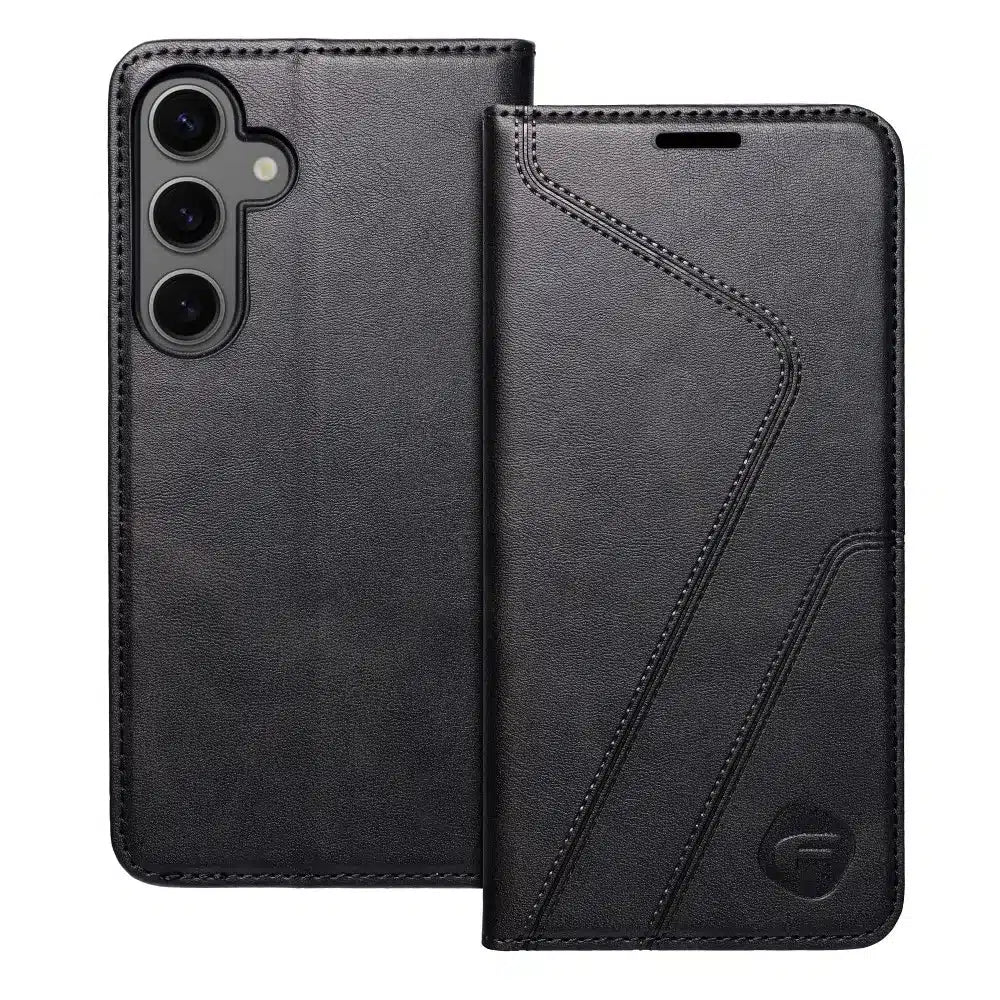 FORCELL F-PROTECT RFID Blocker preklopni ovitek za SAMSUNG GALAXY S24 PLUS črn