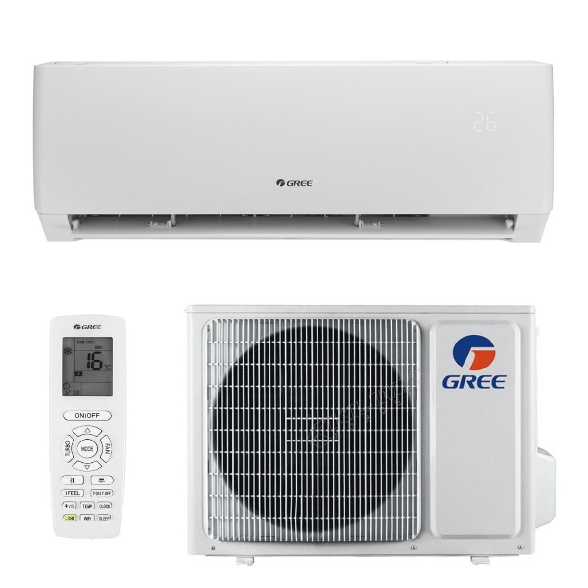 GREE KLIMA UREĐAJ 3,2kW: GWH12AGB - Pular, za prostor do 35m2, R32, A++ energetska klasa