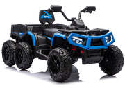 Quad na akumulator ATV JC606 24V 4x4 - dvosjed - plavi