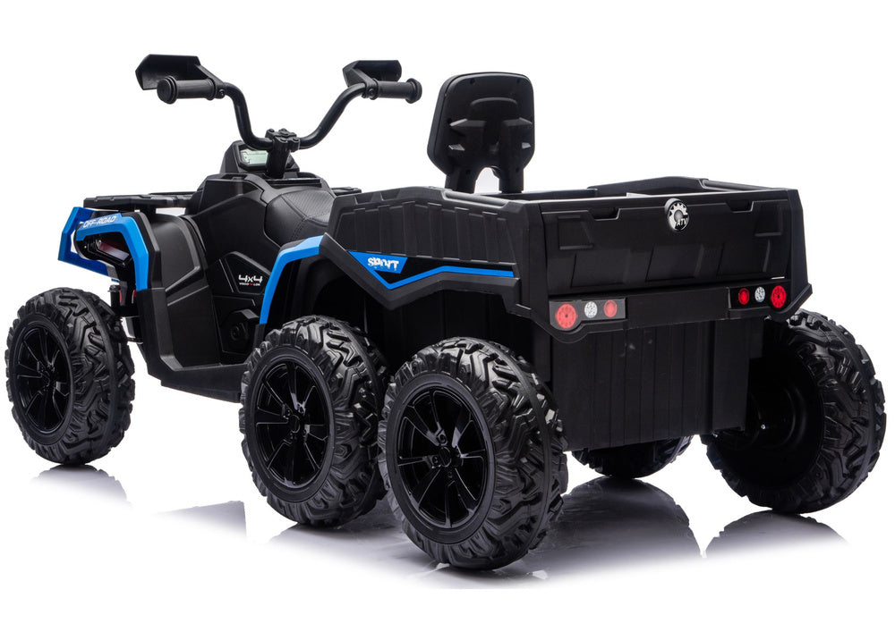 Quad na akumulator ATV JC606 24V 4x4 - dvosjed - plavi