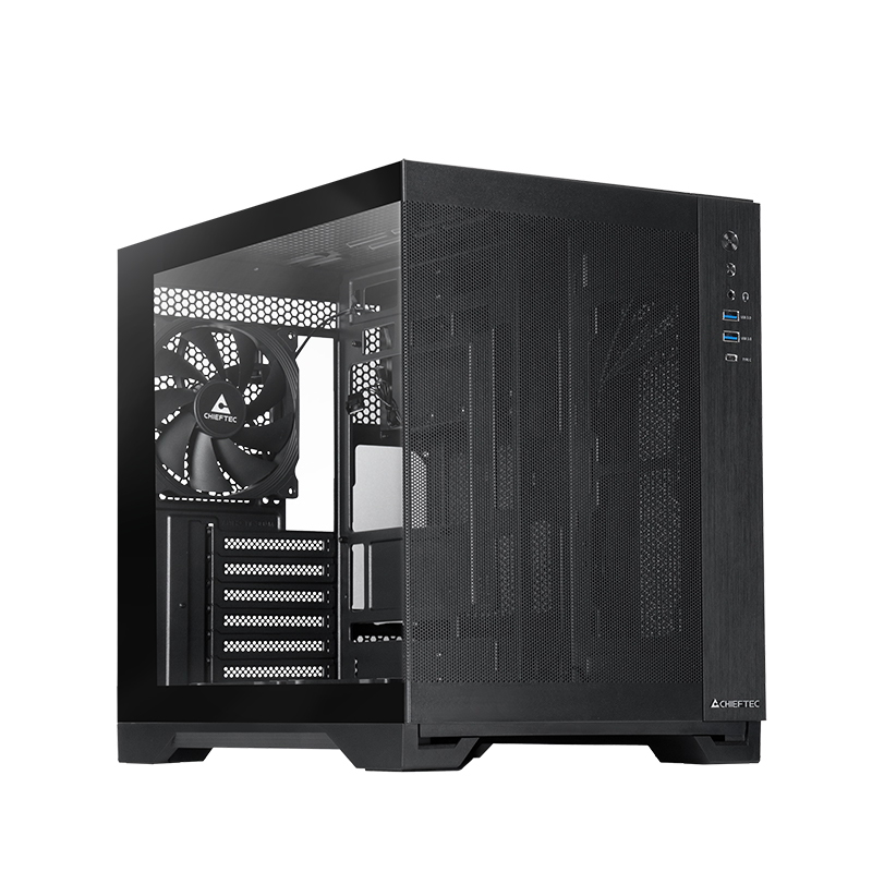 Chieftec mATX Gehäuse GM-30B-M-OP, black Kocka Crno